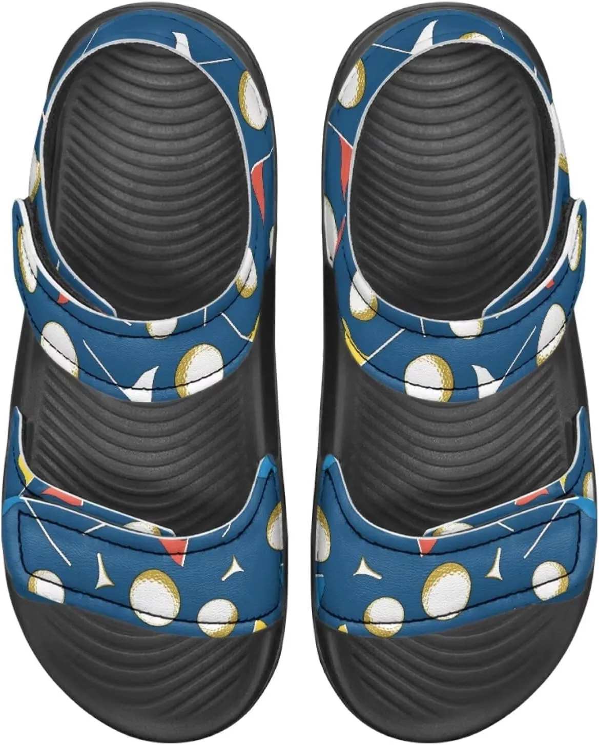 Forchrinse Boys Sandals Summer Cool Print Sport Sandals Outdoor Open-Toe Shoes for Toddler/Little Kid/Big Kid