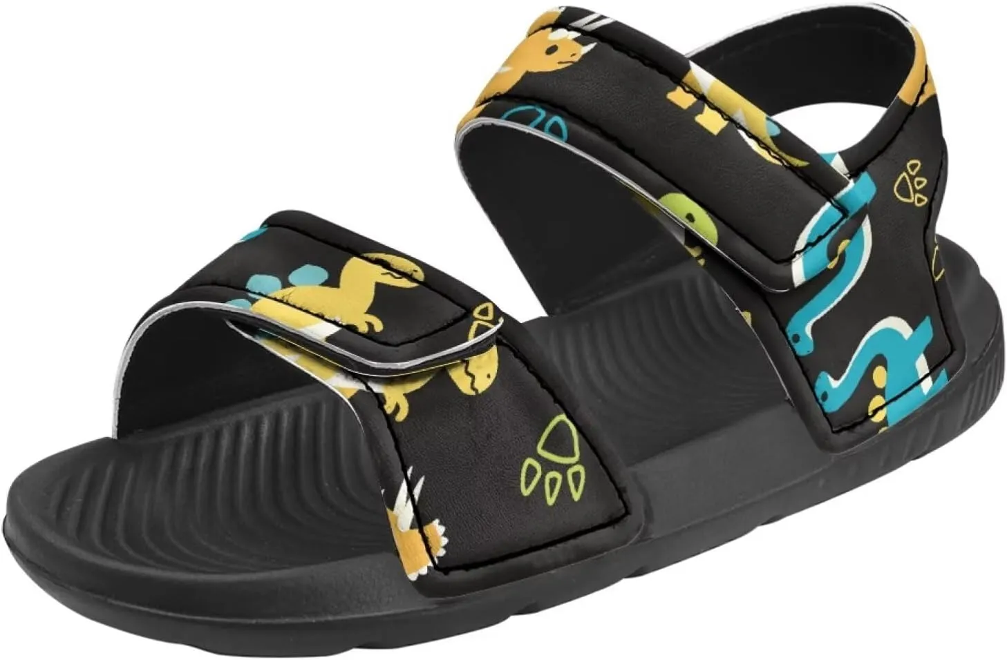 Forchrinse Boys Sandals Summer Cool Print Sport Sandals Outdoor Open-Toe Shoes for Toddler/Little Kid/Big Kid