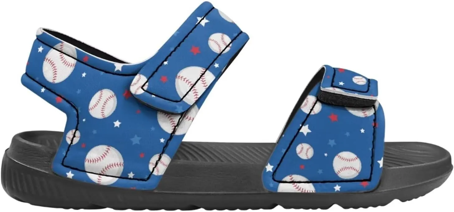 Forchrinse Boys Sandals Summer Cool Print Sport Sandals Outdoor Open-Toe Shoes for Toddler/Little Kid/Big Kid