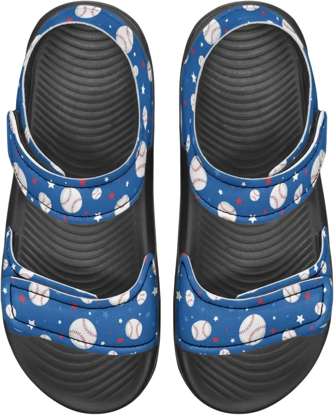 Forchrinse Boys Sandals Summer Cool Print Sport Sandals Outdoor Open-Toe Shoes for Toddler/Little Kid/Big Kid