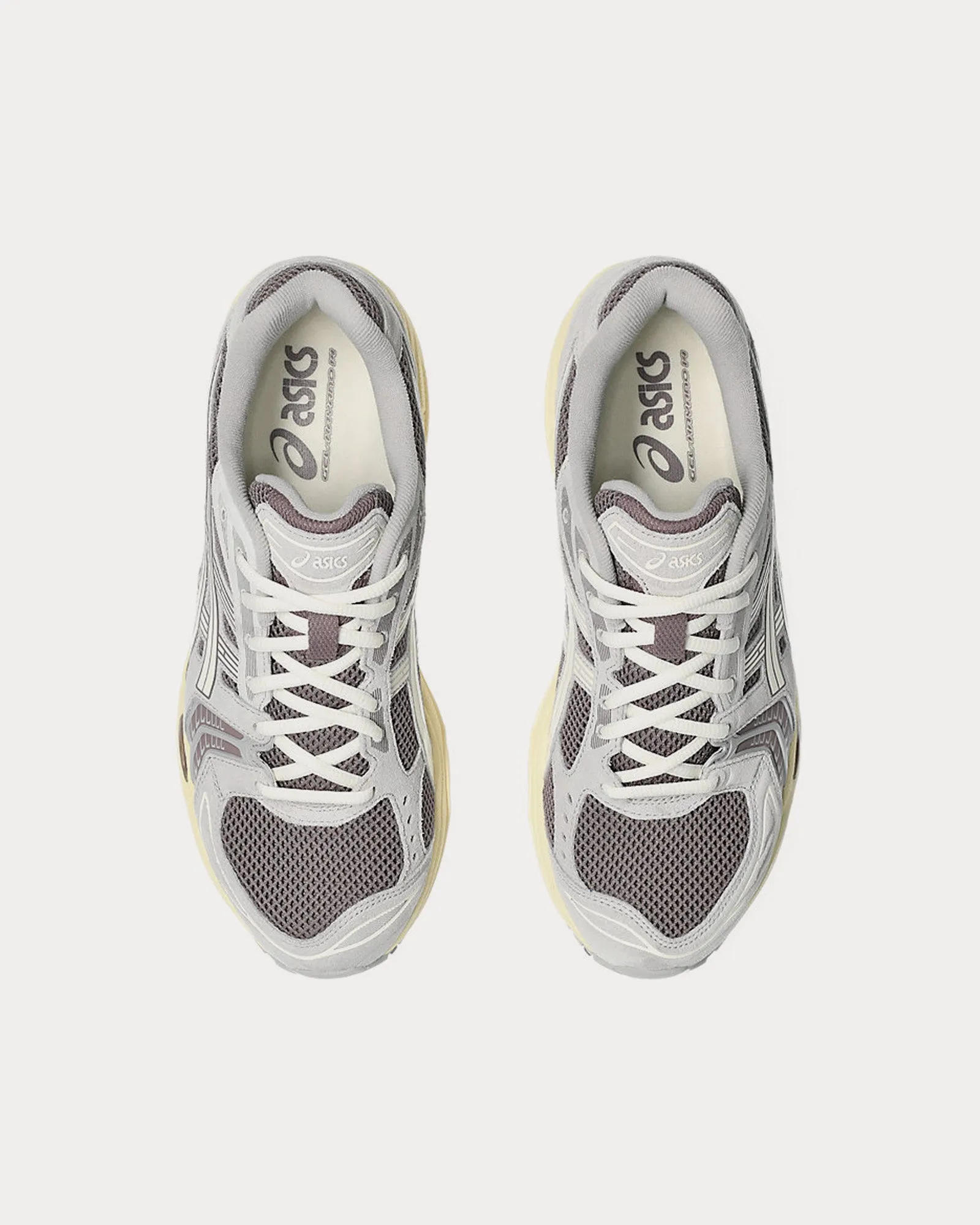 Gel-Kayano 14 Mauve Grey / Cream Low Top Sneakers