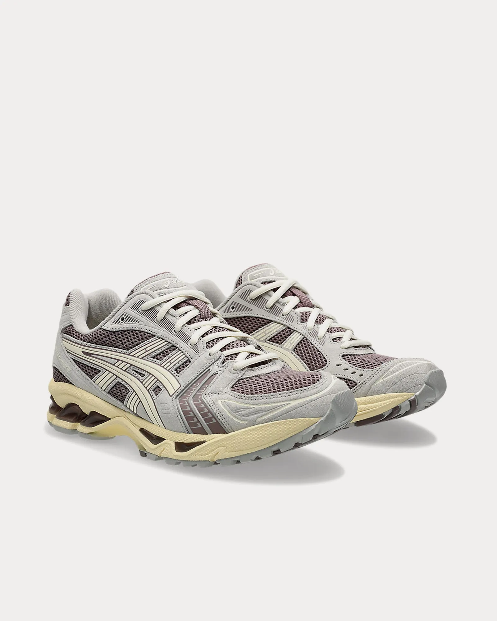 Gel-Kayano 14 Mauve Grey / Cream Low Top Sneakers