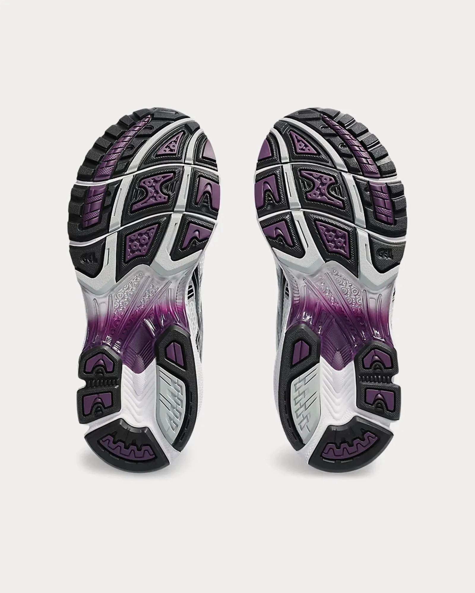 Gel-Kayano 14 White / Dark Grape Low Top Sneakers