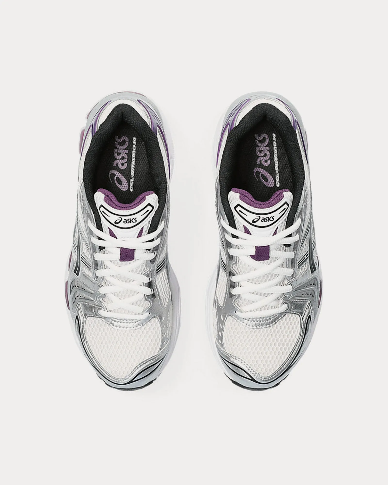 Gel-Kayano 14 White / Dark Grape Low Top Sneakers