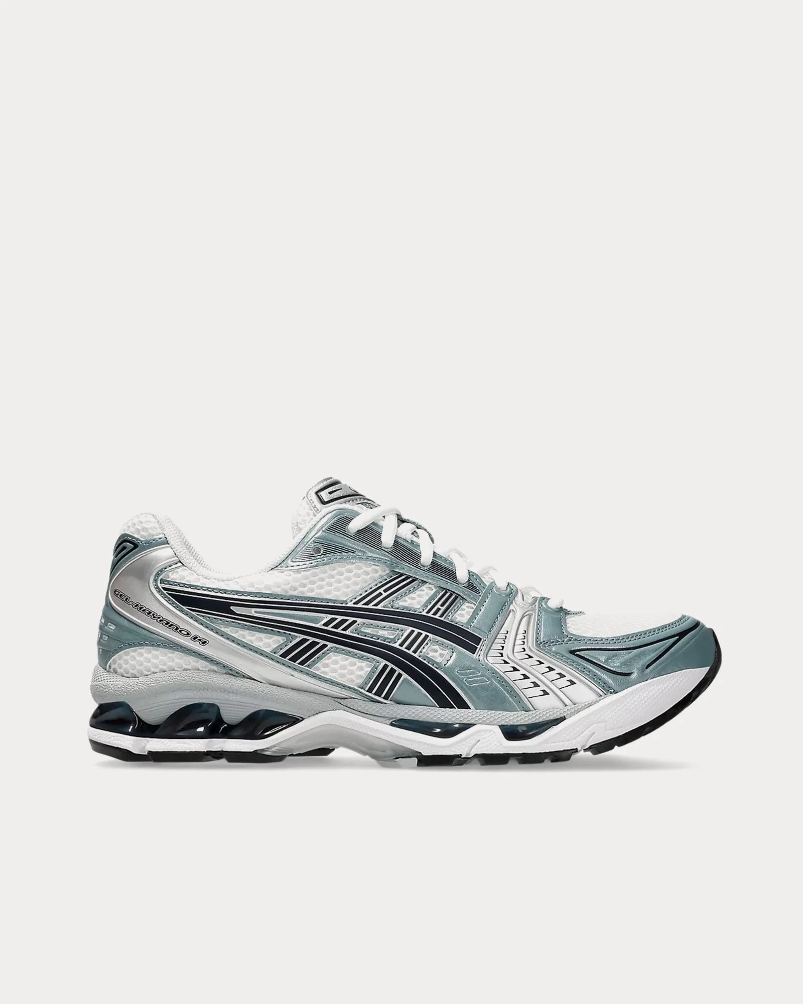 Gel-Kayano 14 White / Fjord Grey Low Top Sneakers