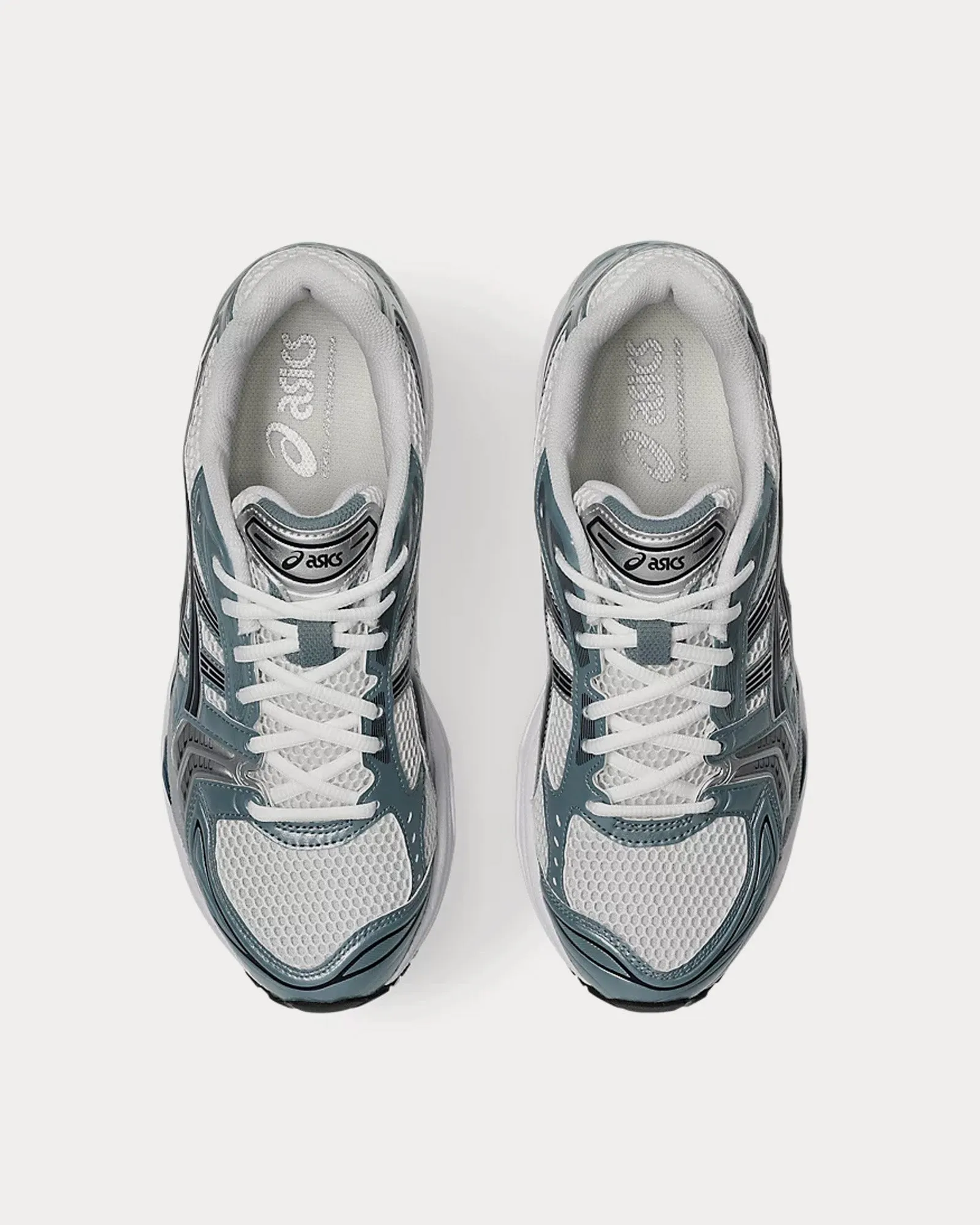 Gel-Kayano 14 White / Fjord Grey Low Top Sneakers