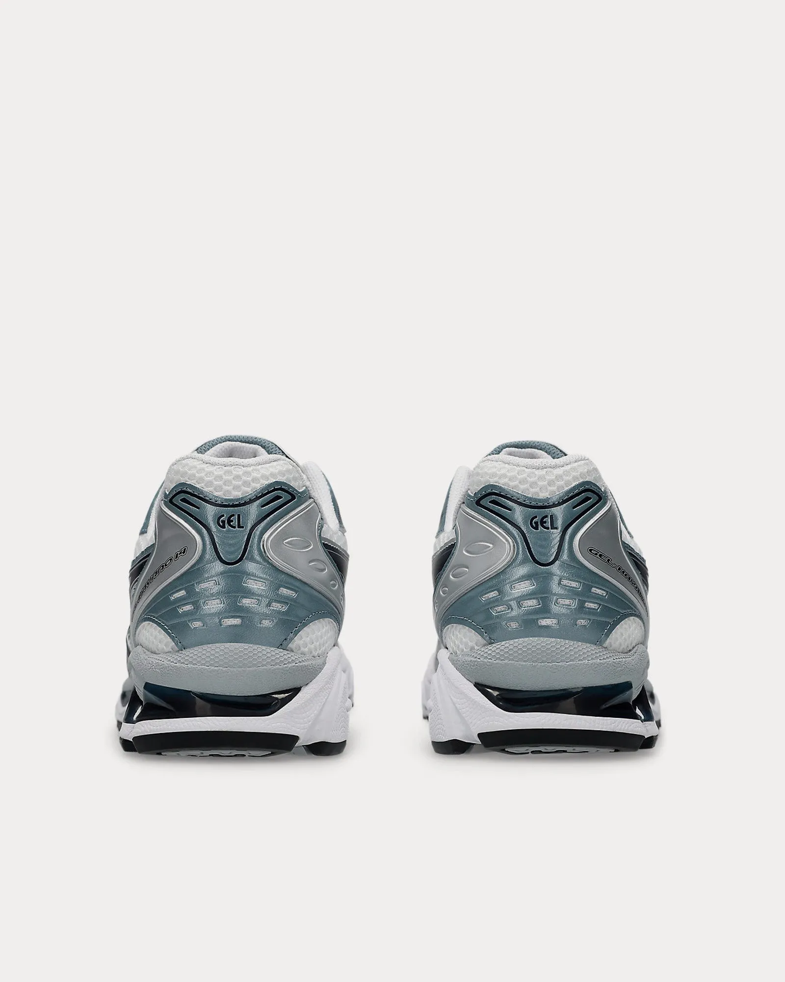 Gel-Kayano 14 White / Fjord Grey Low Top Sneakers