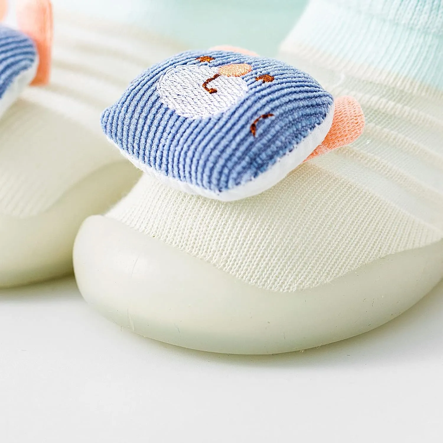 Girls Canvas Slip Summer and Autumn Comfortable Infant Toddler Shoes Cute Bear Pattern Children Boys Casual Boots Size 4