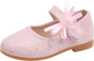 Girls Sandals Girls Summer Casual Mary Jane Dress Shoes Ballerina Flat Low Heels for School Party Wedding