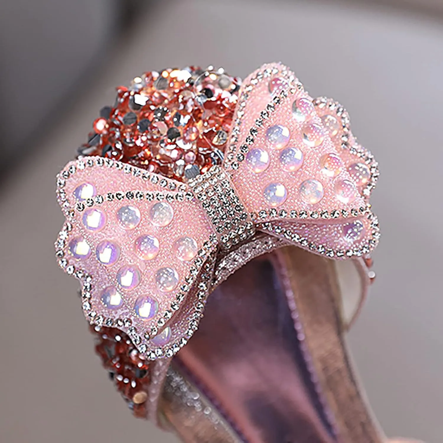 Girls Warm Rain Boots Fashion Spring and Summer Children Dance Shoes Girls Dress Performance Princess Kids Rain Shoes