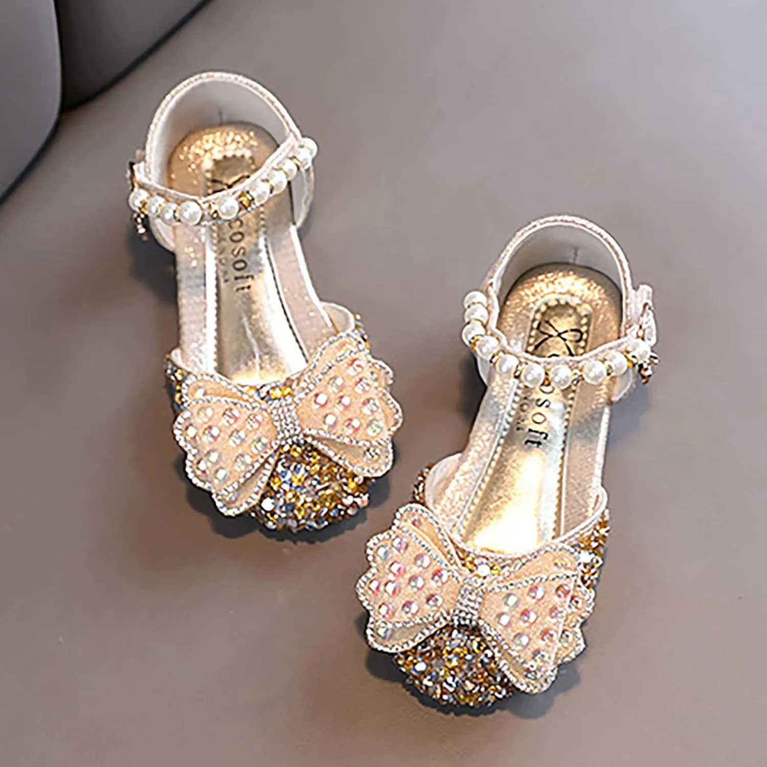 Girls Warm Rain Boots Fashion Spring and Summer Children Dance Shoes Girls Dress Performance Princess Kids Rain Shoes