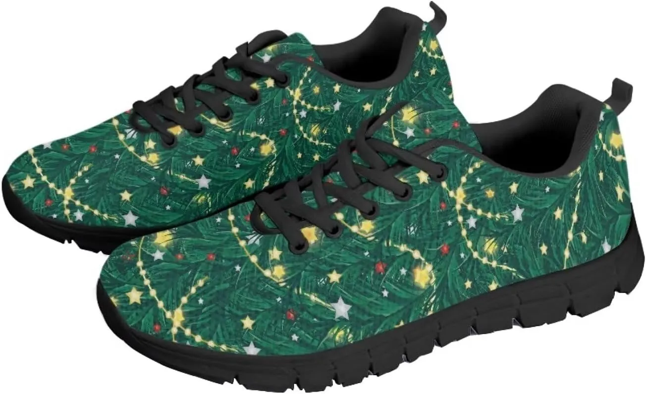 GOSTONG Sneakers for Women Breathable Cool Mesh Upper Soft Sole Non Slip Casual Outdoor Athletic Running Shoes Black US 5-12