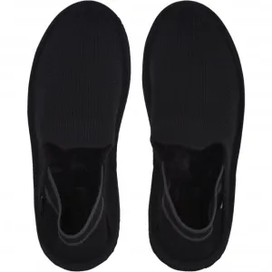 Home Slipper Loafers w/ faux fur lining, Black