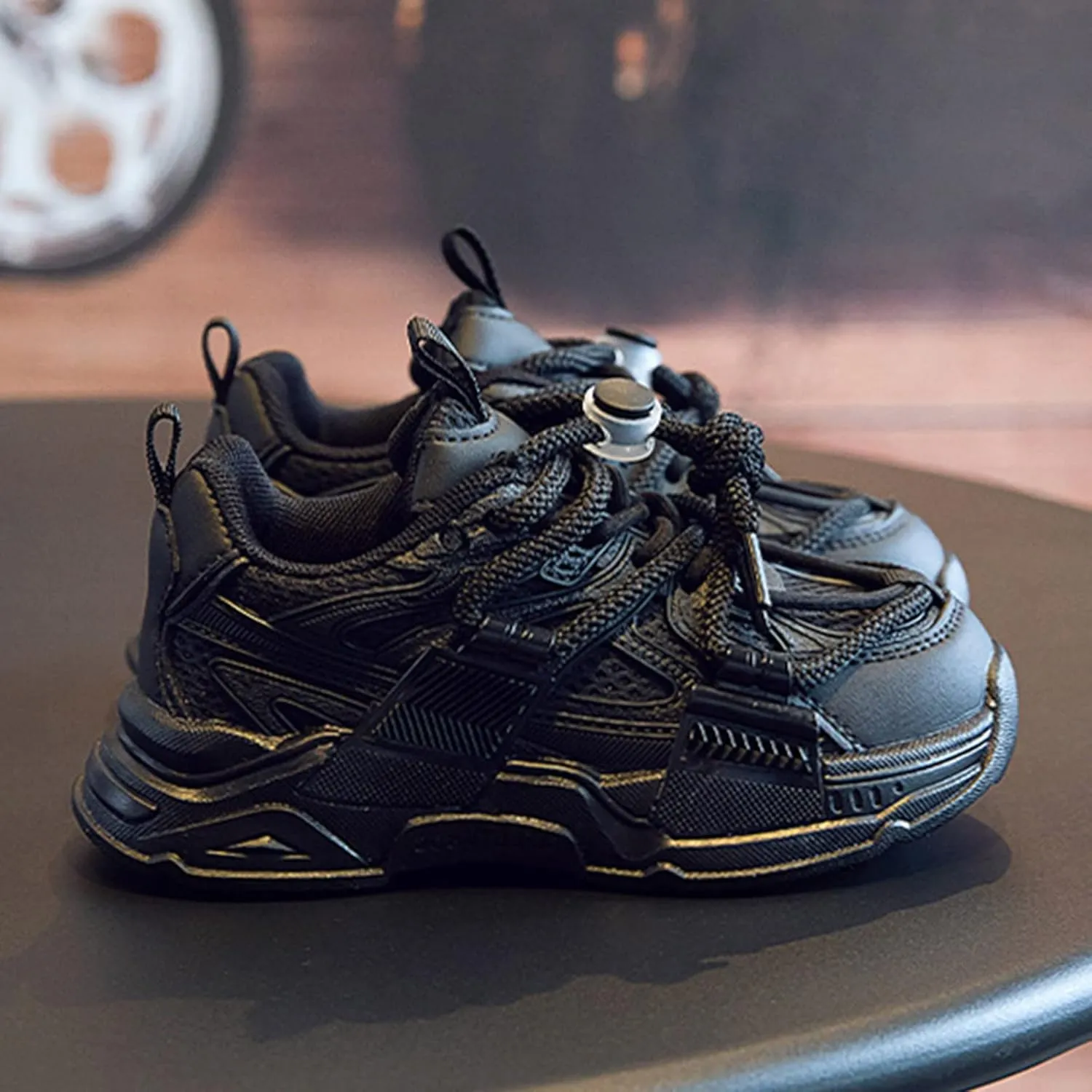 Infant Baby Shoes Fashion Children Sports Shoes Thick Soles Non Slip Breathable Solid Tied Canvas Shoes