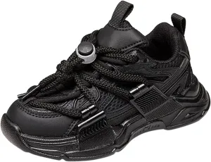 Infant Baby Shoes Fashion Children Sports Shoes Thick Soles Non Slip Breathable Solid Tied Canvas Shoes