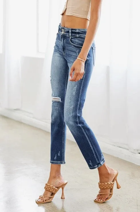 KanCan High-Rise Skinny Straight