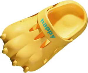 Kids Dinosaur Slippers Kids Garden Beach Dinosaur Clogs Summer Cute Indoor Toddler Close Toe Sandals Boys