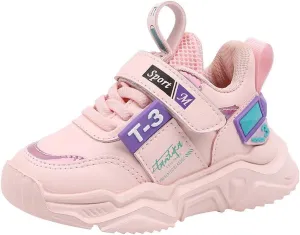 Kids Lace Strap Sneakers Ankle Non Slip Running Sport Shoes Toddler Boys Outdoor Lightweight Breathable Casual Shoes