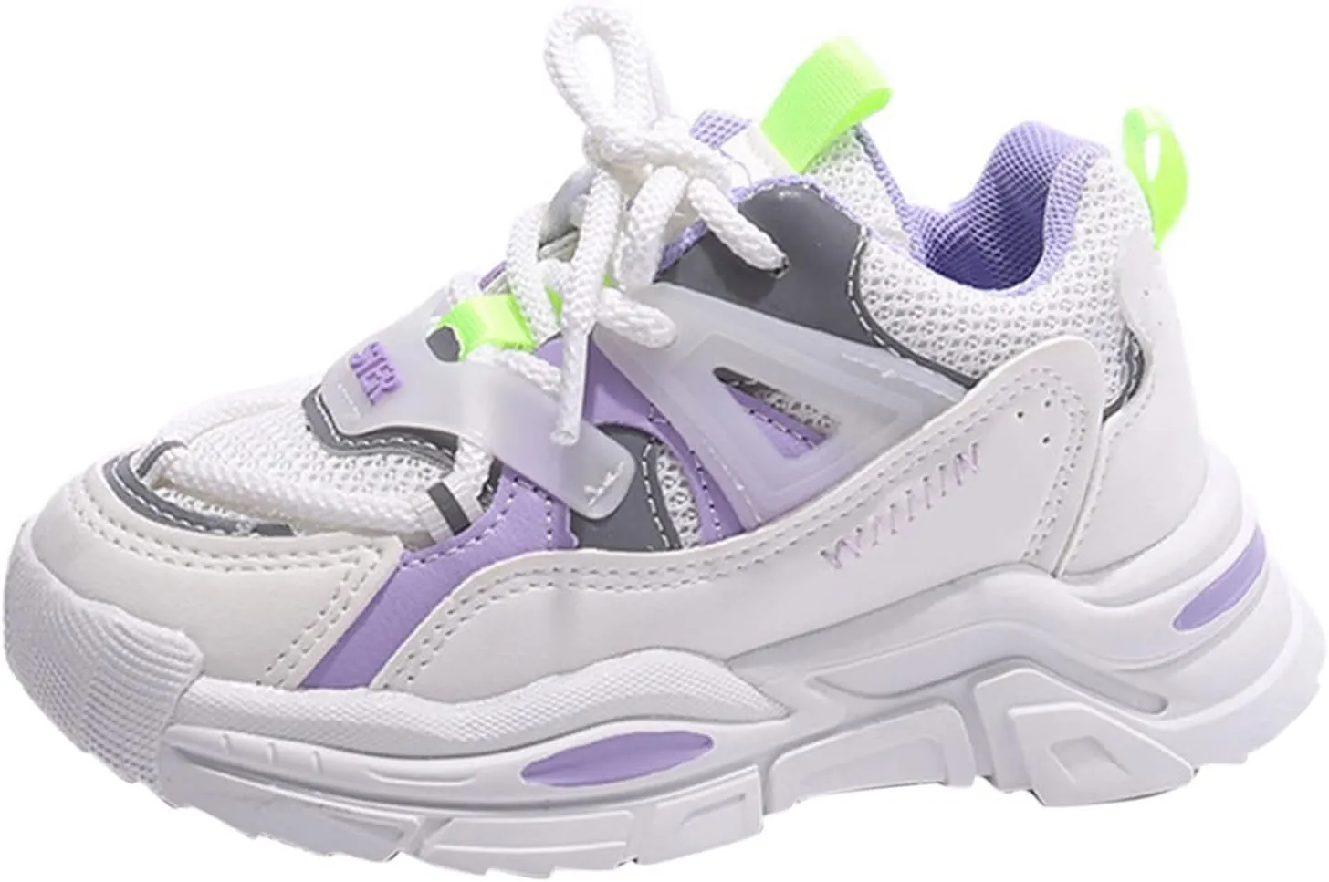 Kids Shoes Fashion Children Sports Shoes Boys and Girls Round Toe Thick Low Top Tied Shoes for Toddlers