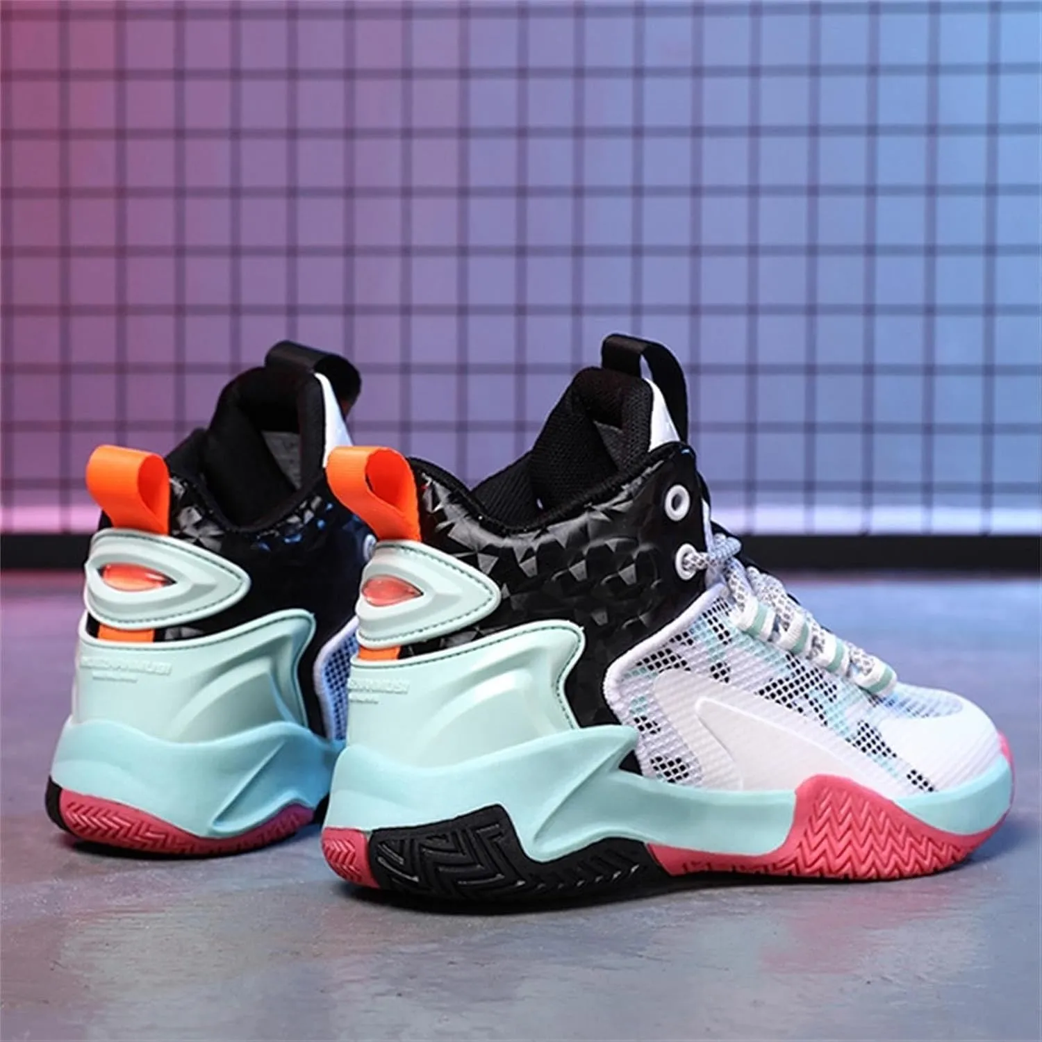 Kids Shoes Kid's Basketball Shoes Boys Sneakers Girls Trainers Comfort High Top Basketball Low Top Shoes for Toddlers