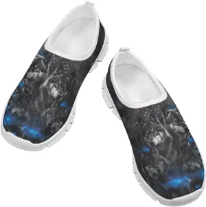 Kids Slip On Sneakers Cool Shoes for Boys Comfortable Gym Tennis Shoes