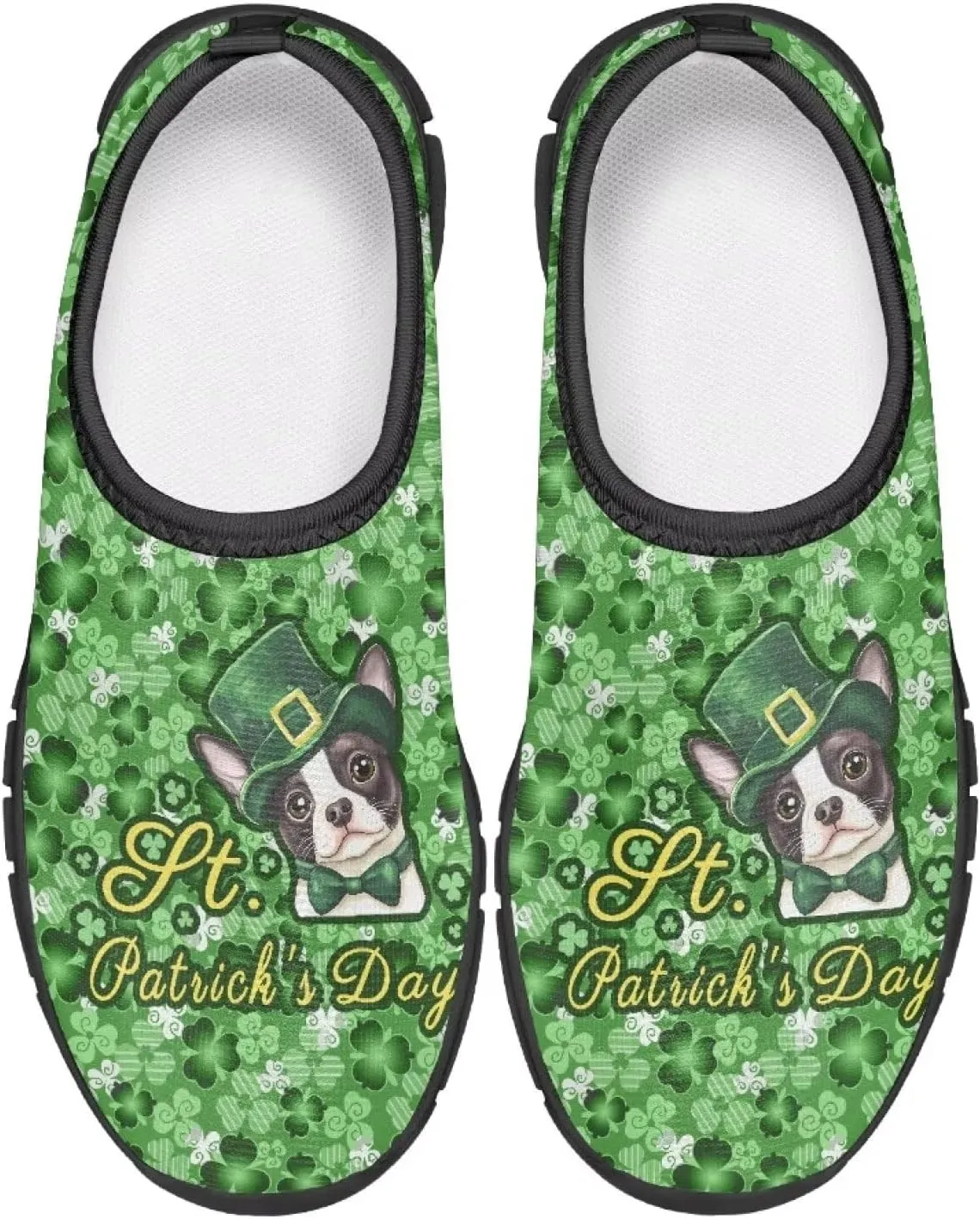 Kids St Patrick's Day Shoes Boys Slip On Sneakers Cool Athletic Shoes