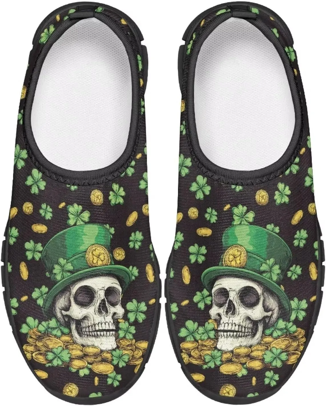 Kids St Patrick's Day Shoes Boys Slip On Sneakers Cool Athletic Shoes