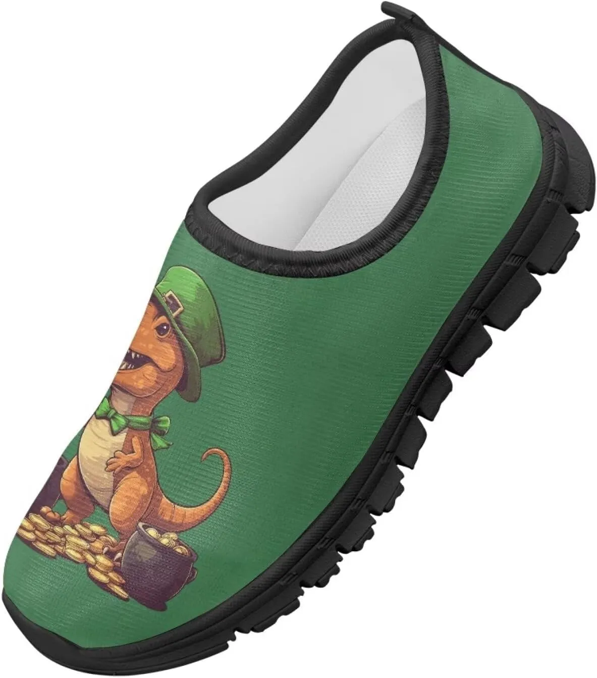 Kids St Patrick's Day Shoes Boys Slip On Sneakers Cool Athletic Shoes