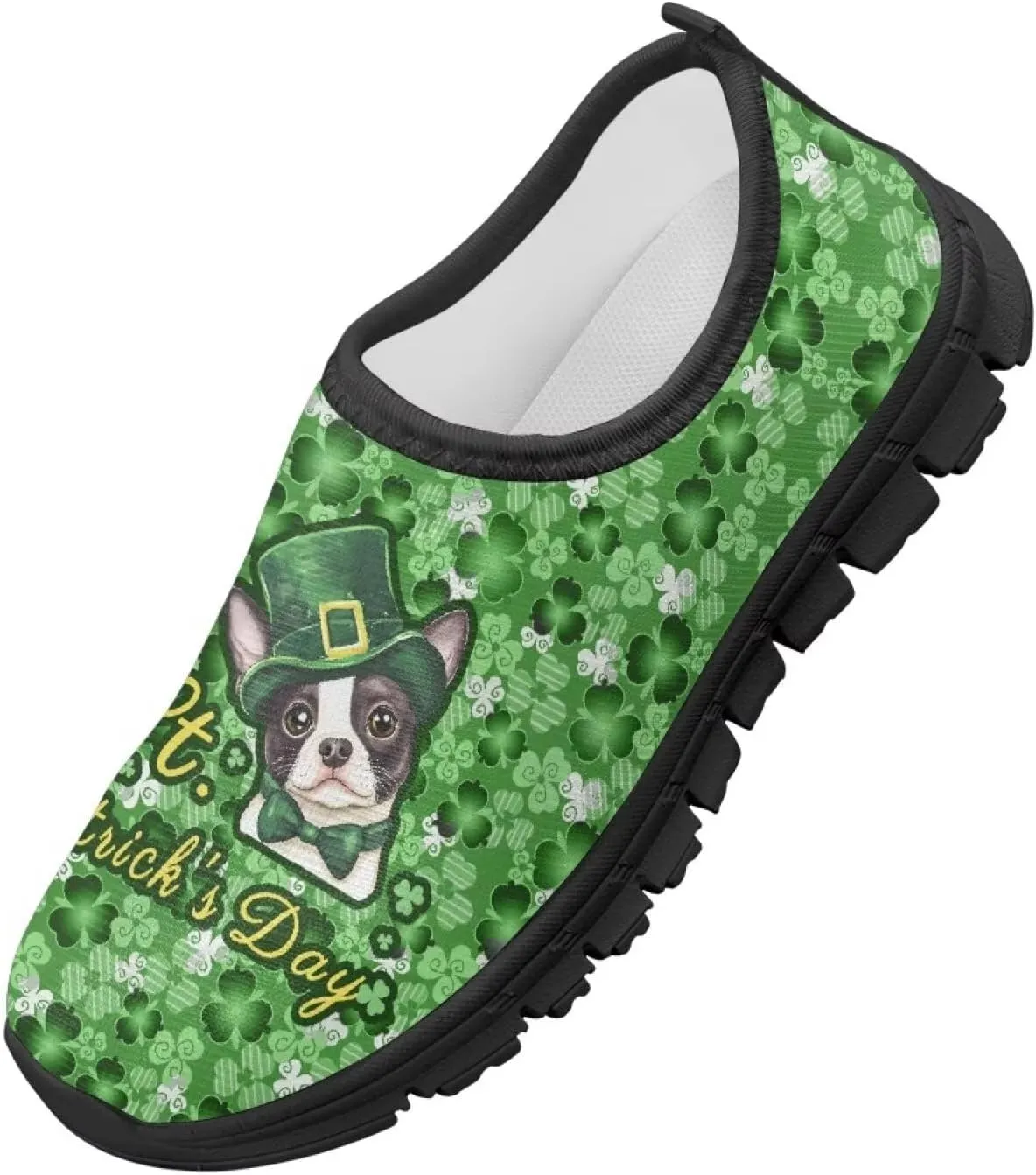 Kids St Patrick's Day Shoes Boys Slip On Sneakers Cool Athletic Shoes