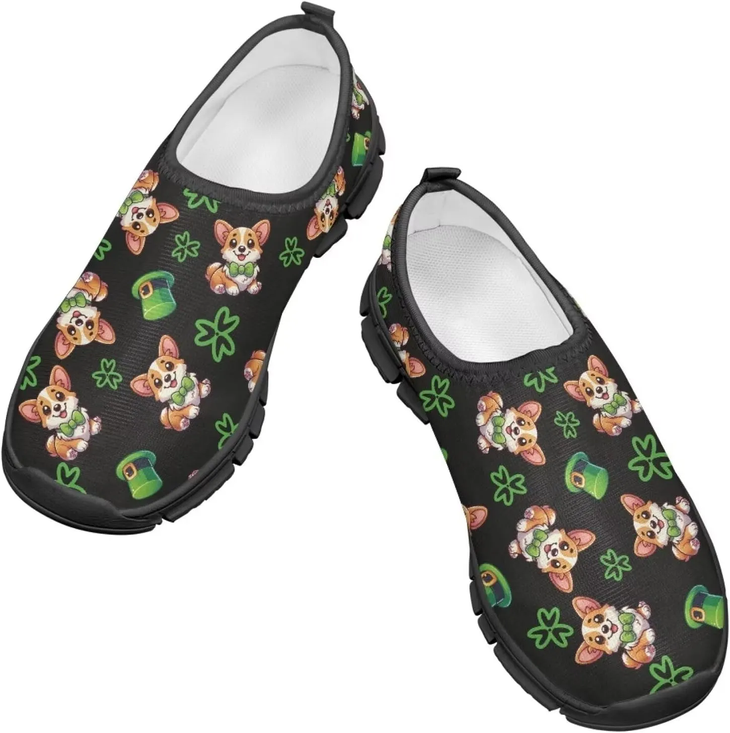 Kids St Patrick's Day Shoes Boys Slip On Sneakers Cool Athletic Shoes
