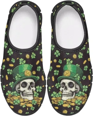 Kids St Patrick's Day Shoes Boys Slip On Sneakers Cool Athletic Shoes