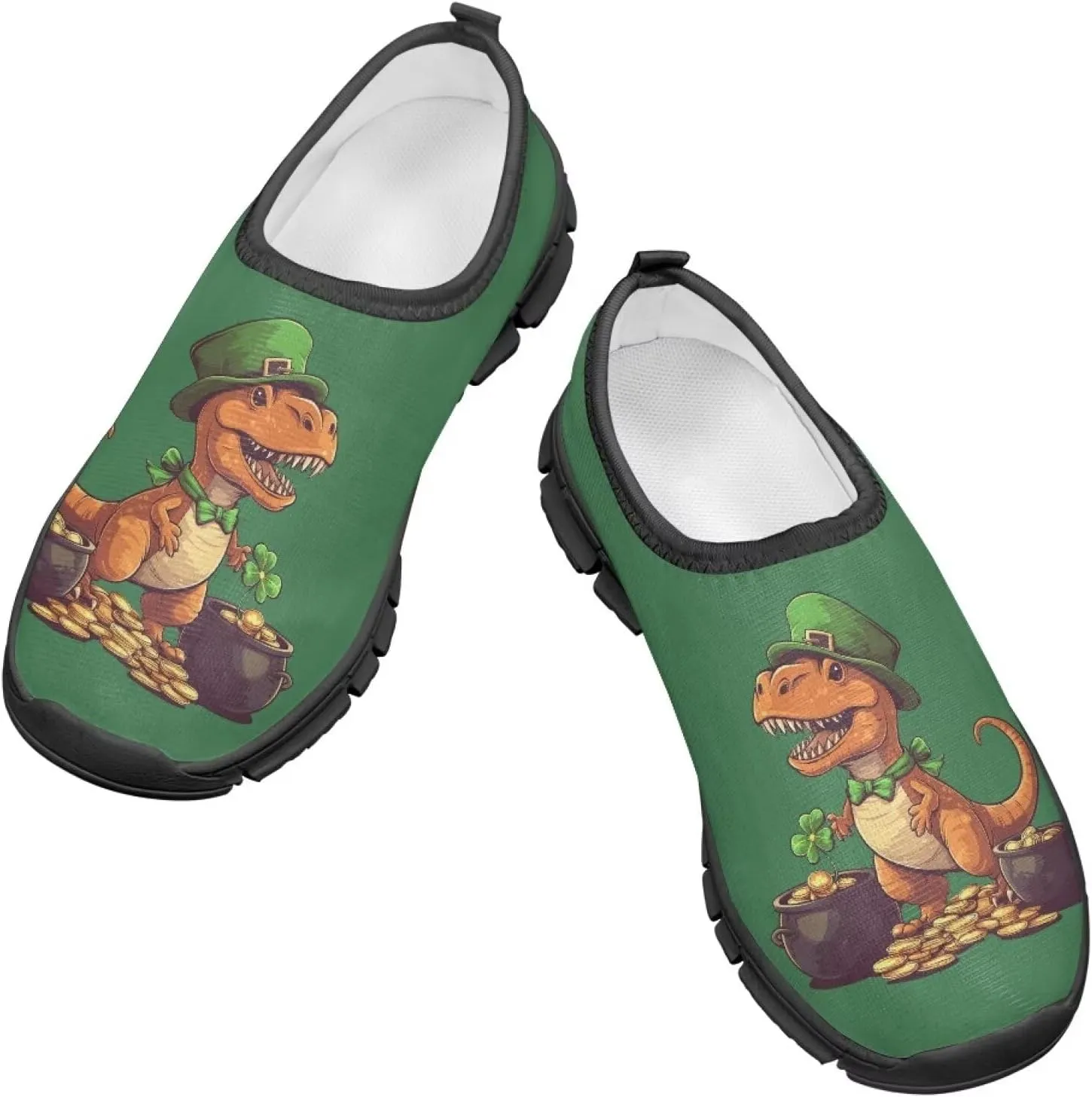 Kids St Patrick's Day Shoes Boys Slip On Sneakers Cool Athletic Shoes