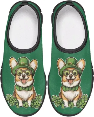 Kids St Patrick's Day Shoes Boys Slip On Sneakers Cool Athletic Shoes