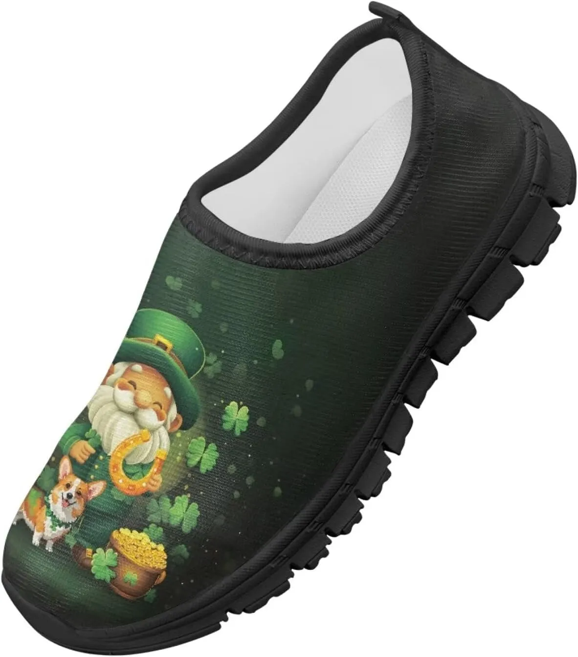 Kids St Patrick's Day Shoes Boys Slip On Sneakers Cool Athletic Shoes