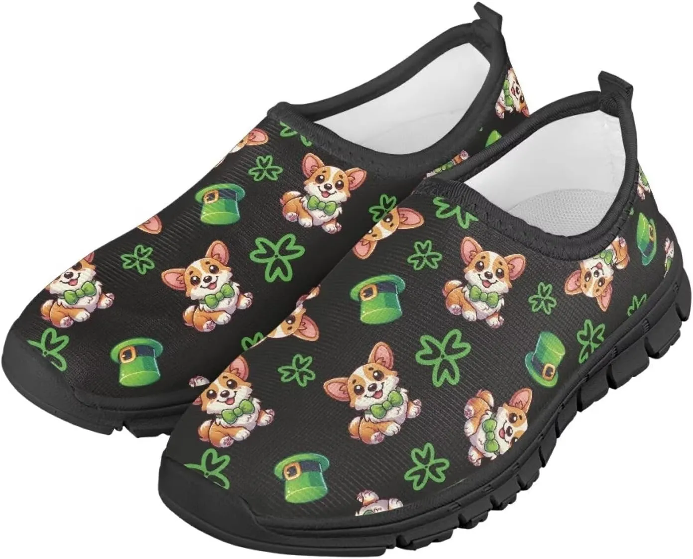 Kids St Patrick's Day Shoes Boys Slip On Sneakers Cool Athletic Shoes