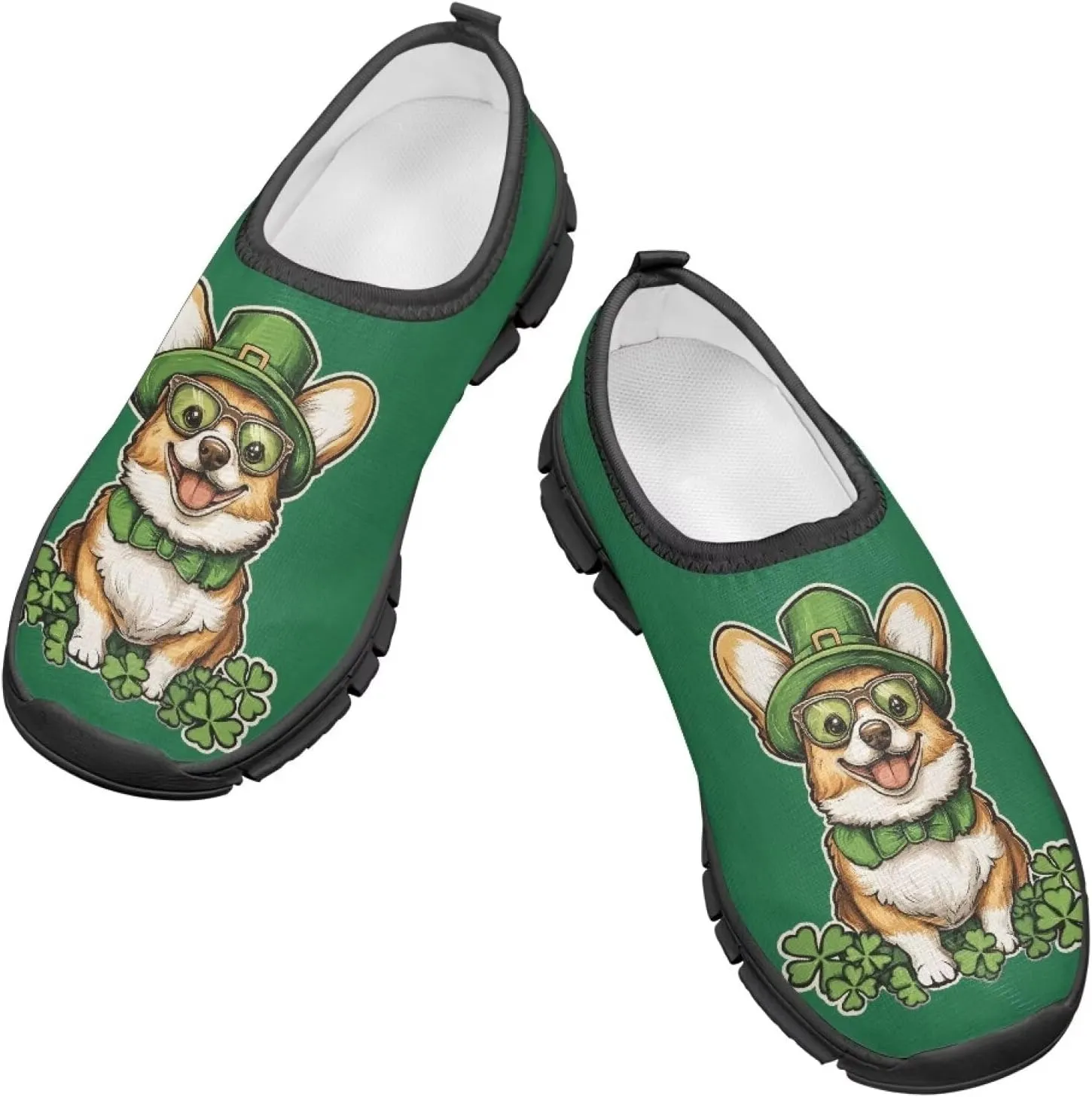 Kids St Patrick's Day Shoes Boys Slip On Sneakers Cool Athletic Shoes
