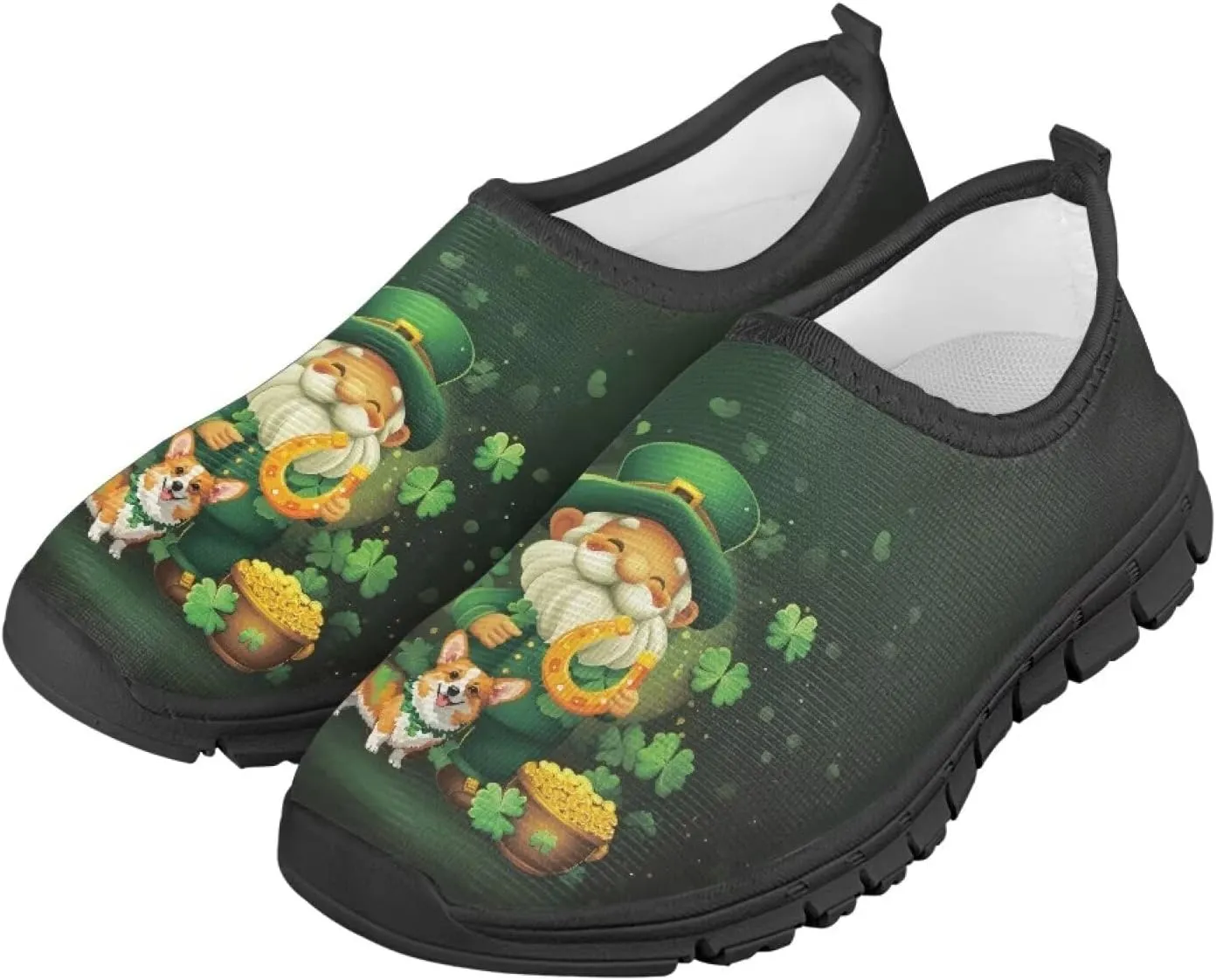 Kids St Patrick's Day Shoes Boys Slip On Sneakers Cool Athletic Shoes