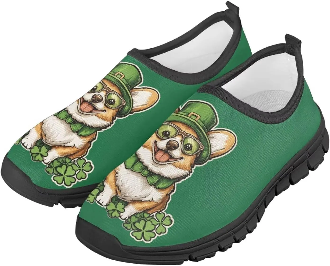 Kids St Patrick's Day Shoes Boys Slip On Sneakers Cool Athletic Shoes