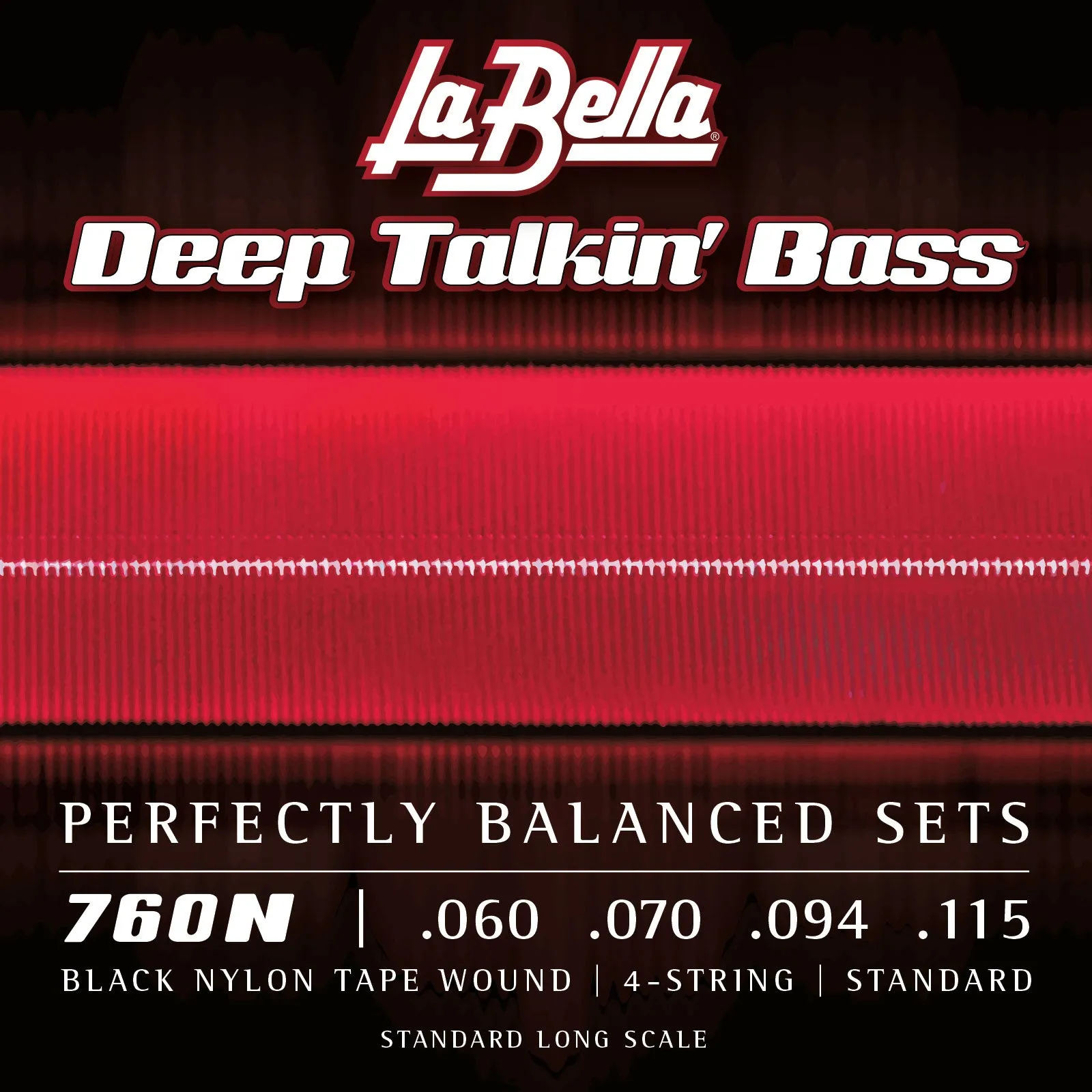 LA BELLA 760N Black Nylon Tapewounds