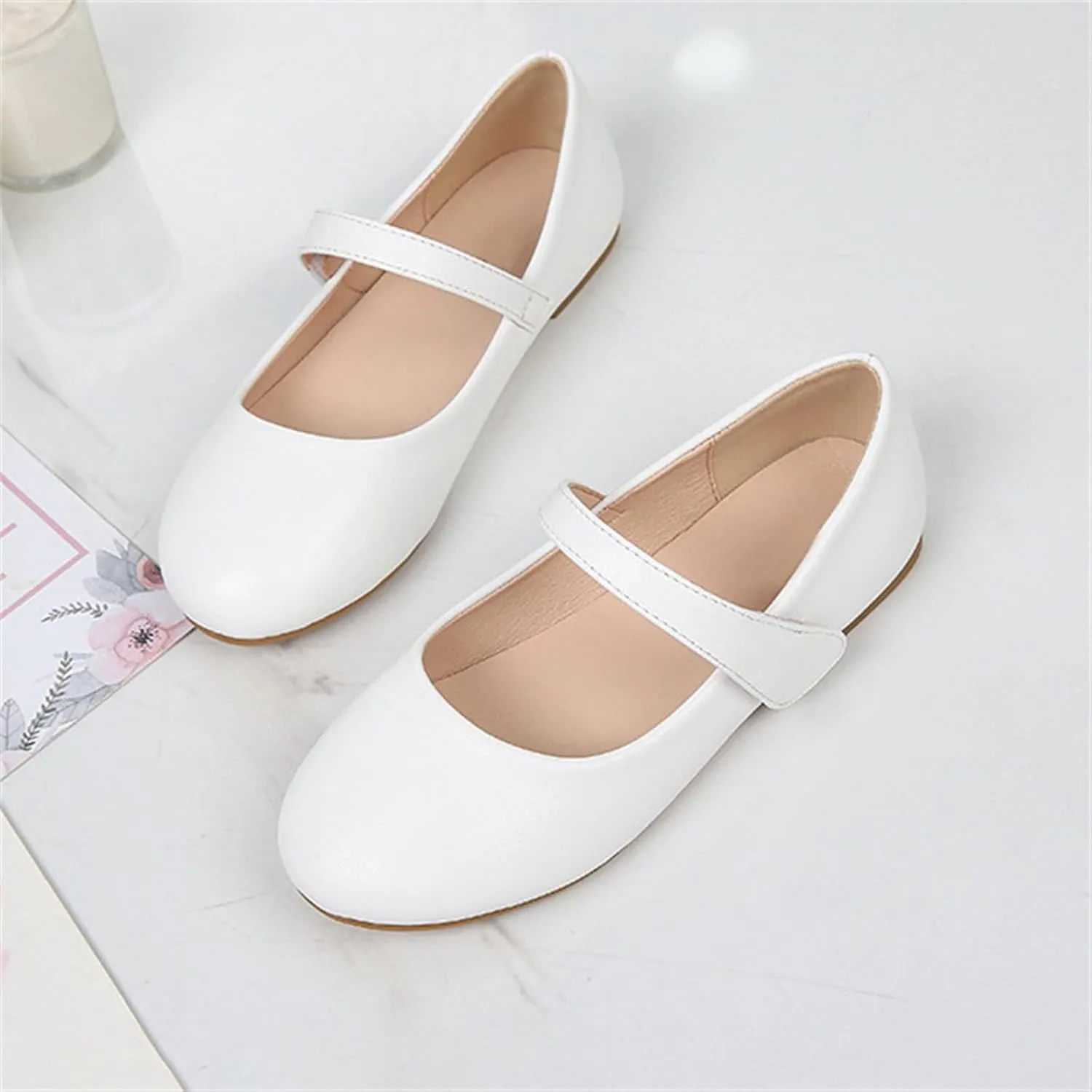Little Kids Girls Dress Pumps Glitter Sequins Princess Low Heels Princess Dress Shoes Party Dance Shoes Sandals