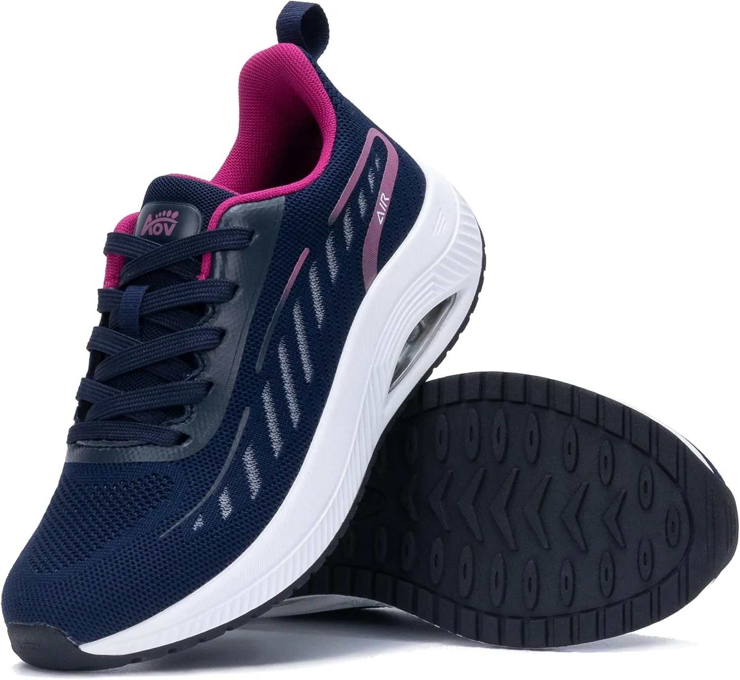 MAFEKE Women's Walking Shoes with Arch Support for Plantar Fasciitis, Comfortable Tennis Breathable Orthotic Non Slip Fashion Sneakers for Woman Foot Pain Relief US 6-11