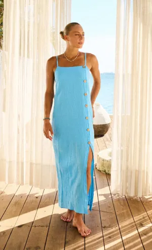 Malia Dress in Aqua