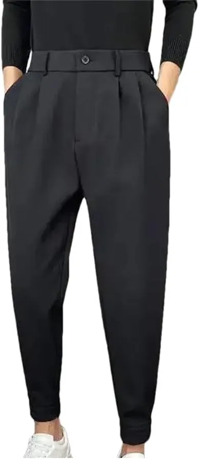 Man Suits Harem White Straight Trousers for Summer Many Designer Clothes Work Wear Pants