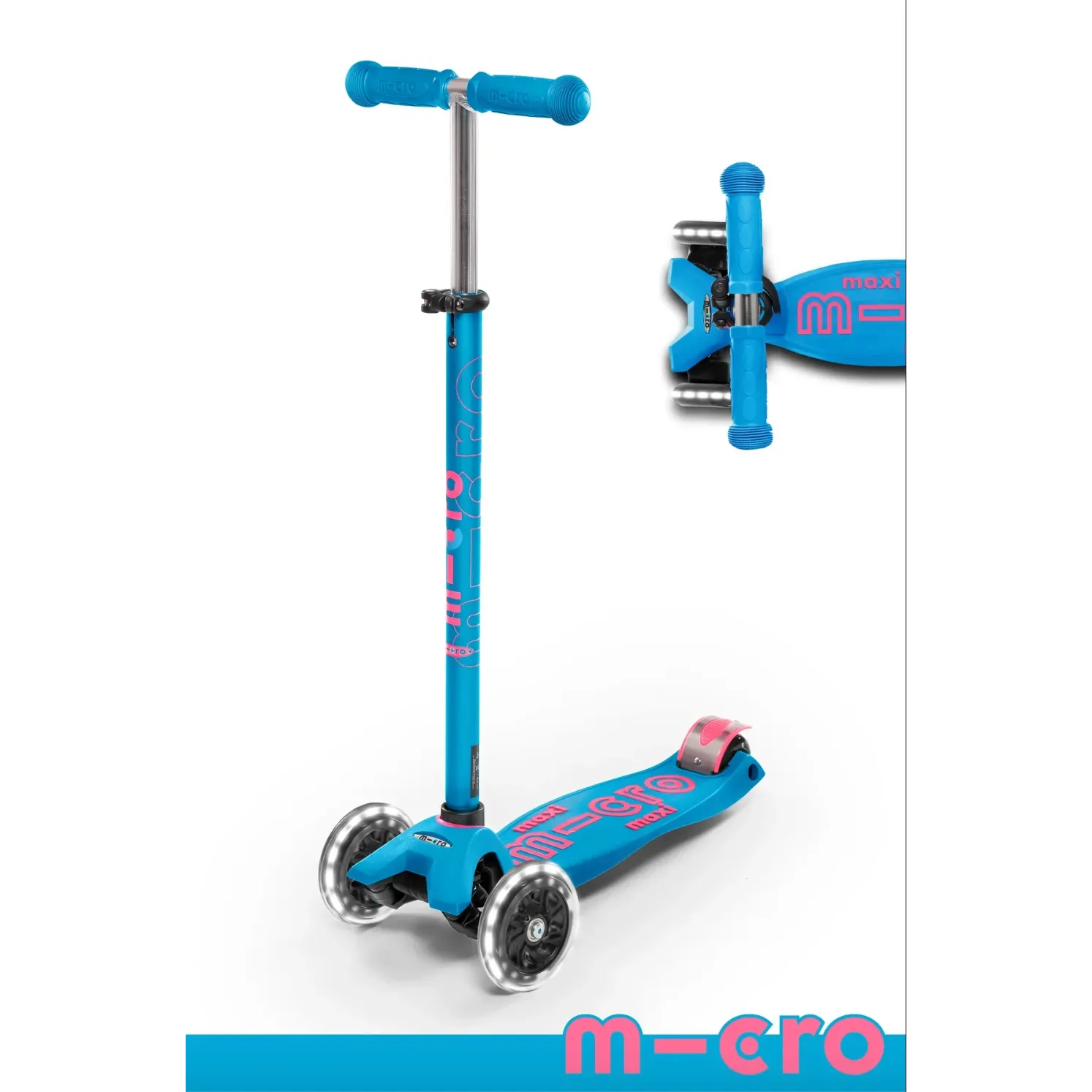 Maxi Deluxe LED Micro Kickboard
