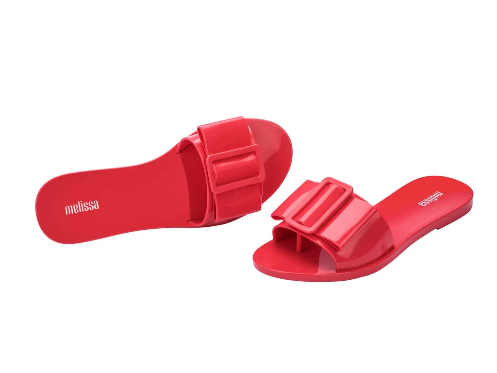 Melissa Babe AD Flat Red Flipflop For Womens