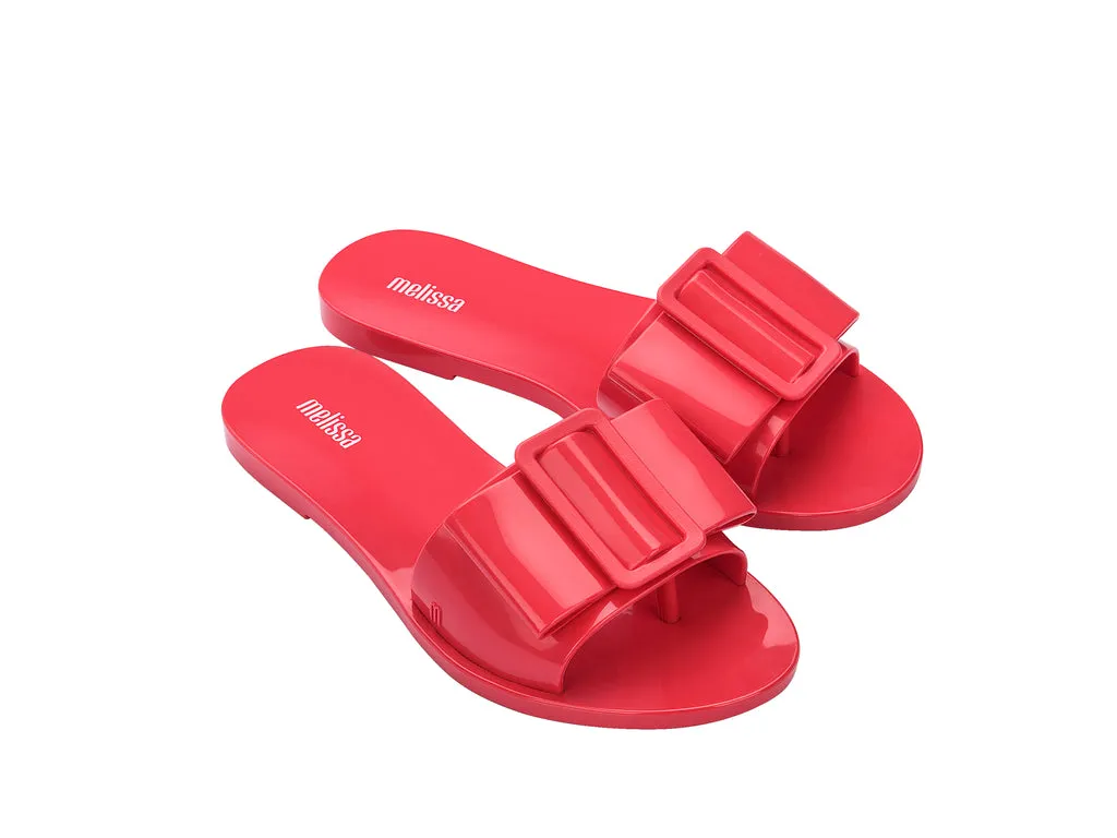 Melissa Babe AD Flat Red Flipflop For Womens