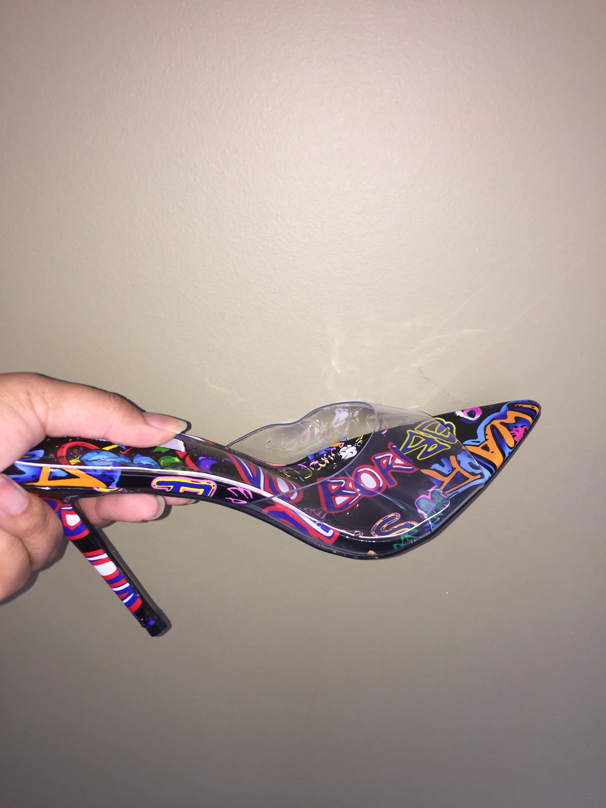 Melrose - clear heels