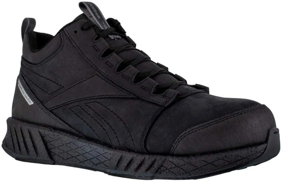 Men's Rb4301 Fusion Formidable Safety Composite Toe Athletic Work Mid Cut Shoe Black Industrial & Construction Boot
