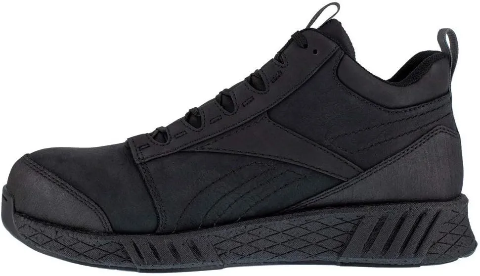 Men's Rb4301 Fusion Formidable Safety Composite Toe Athletic Work Mid Cut Shoe Black Industrial & Construction Boot