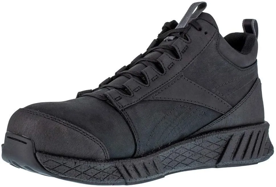 Men's Rb4301 Fusion Formidable Safety Composite Toe Athletic Work Mid Cut Shoe Black Industrial & Construction Boot